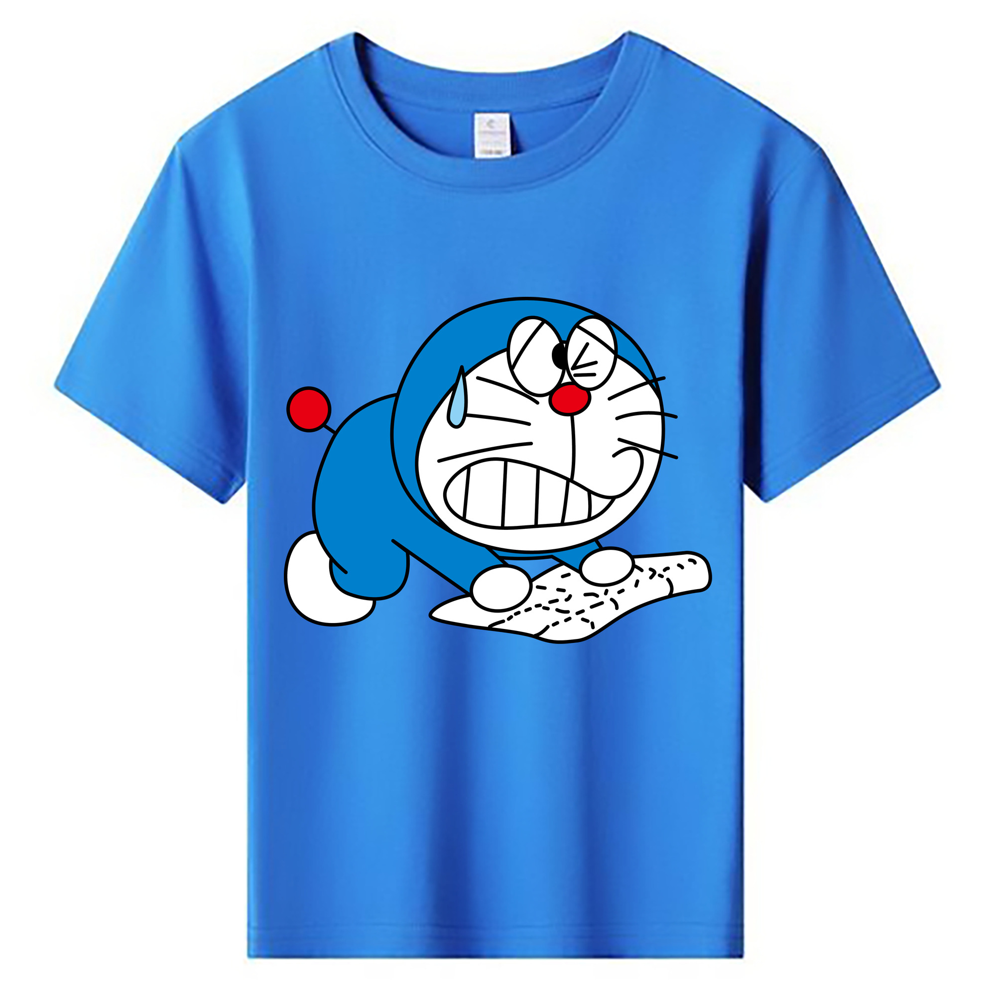 （画像用） ドラえもん Doraemon 綿100％キッズTシャツ（フロントプリント）